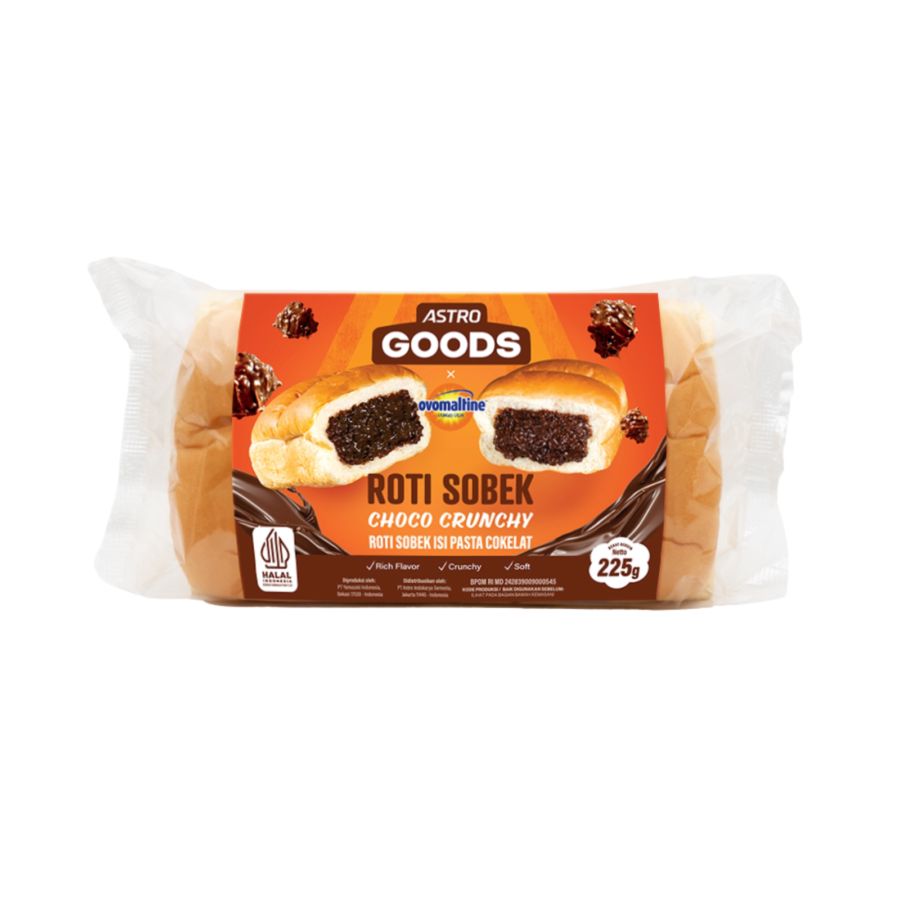Roti Sobek Choco Crunchy Ovomaltine Astro Goods x Ovomaltine 235gram
