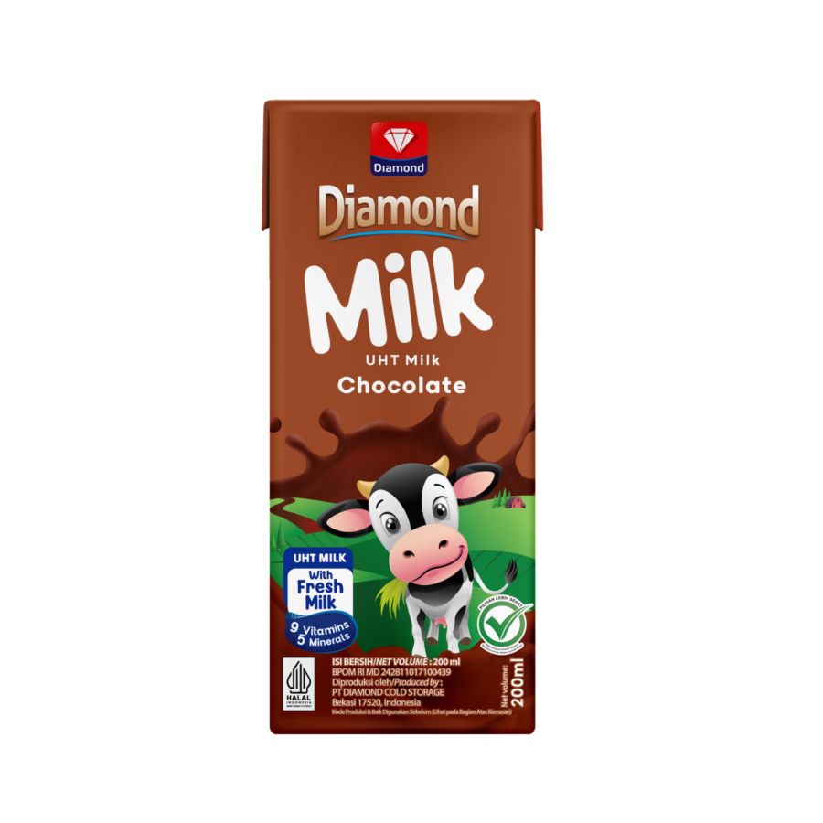 Diamond Chocolate Susu UHT 200ml