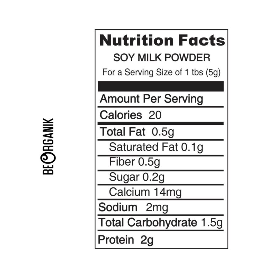 Beorganik Soy Bean Milk Powder 200gram
