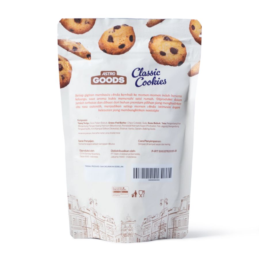 Classic Chocolate Chip Cookies Astro Goods 100gram