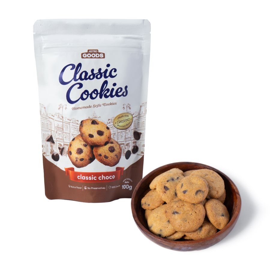 Classic Chocolate Chip Cookies Astro Goods 100gram