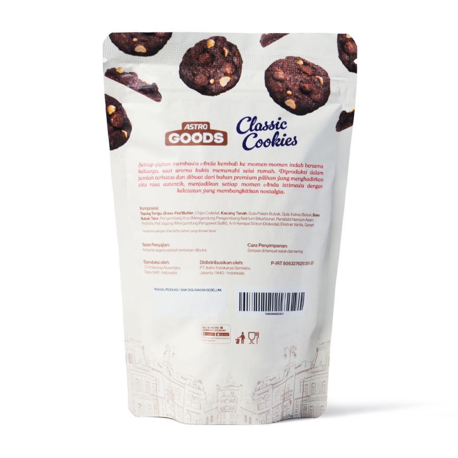 Nutty Chocolate Chip Cookies Astro Goods 100gram