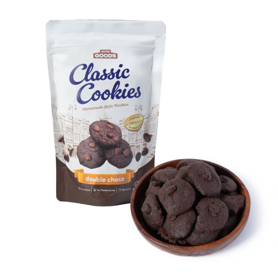 Double Chocolate Chip Cookies Astro Goods 100gram