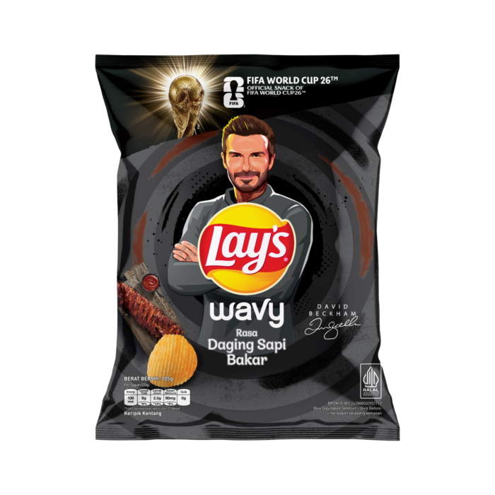 Lay's Wavy Snack Rasa Daging Sapi Bakar Big Pack