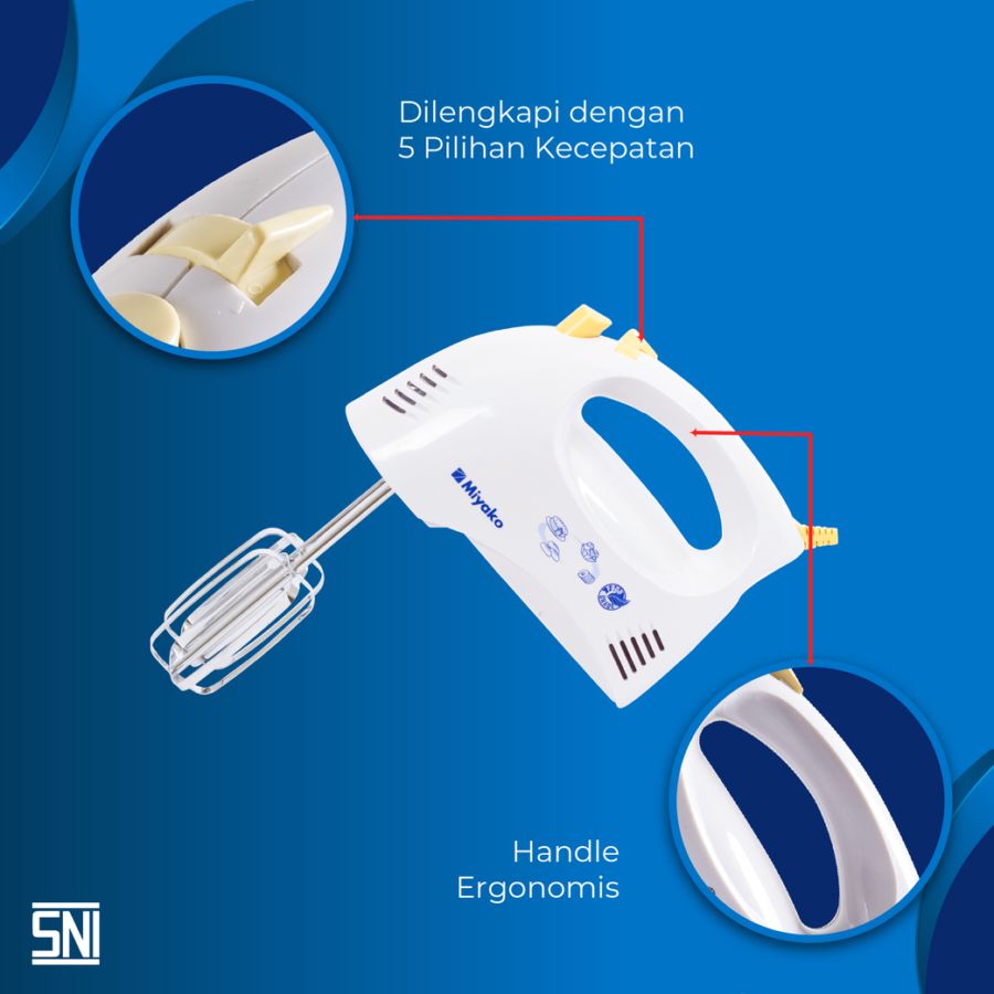 Miyako Hand Mixer HM620 1pcs