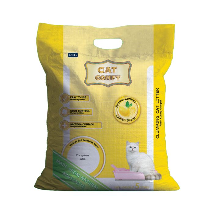 Cat Comfy Lemon Scent Clumping Cat Litter