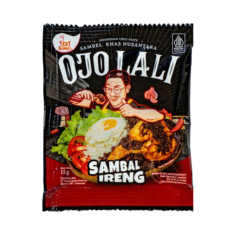 EatSambel Sambal Ireng 15gr x 12 sachets 1pack