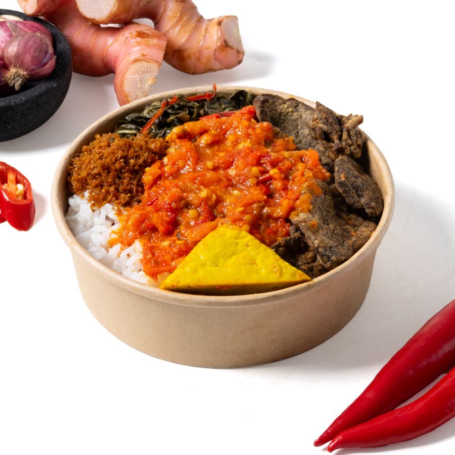 Sego Sambal Siram Paru Crispy x Marina Tasha 1pcs