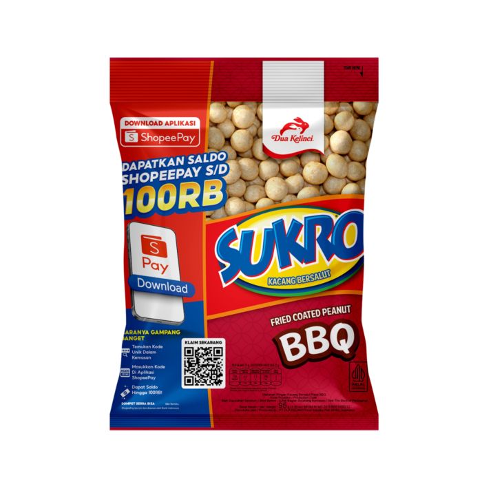 Sukro Kacang Atom Rasa BBQ