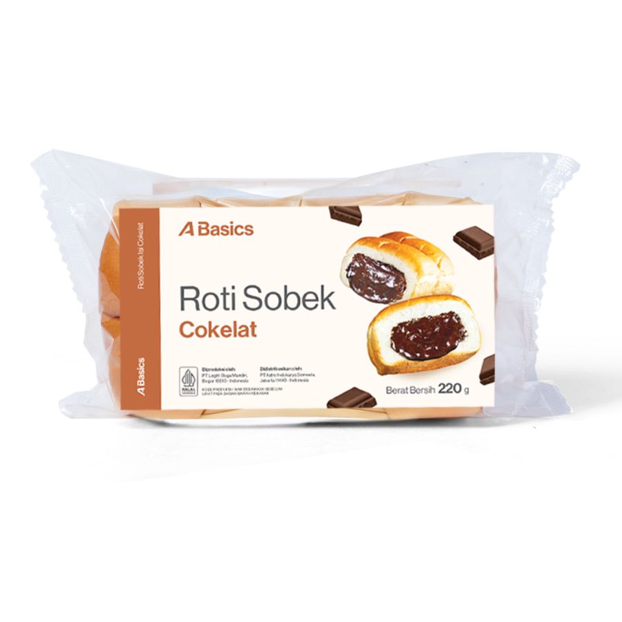 Roti Sobek Cokelat A Basics 220gram