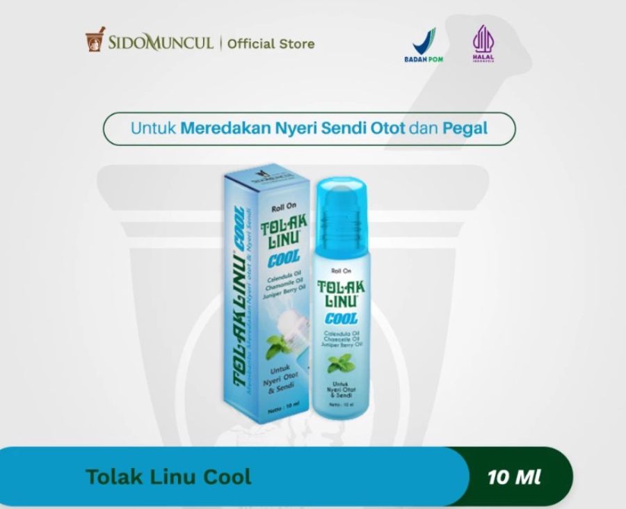 Tolak Linu Cool Meredakan Nyeri Sendi Otot Dan Pegal 10ml