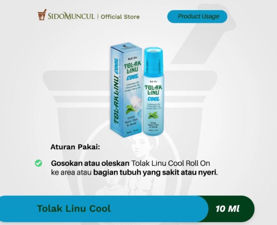 Tolak Linu Cool Meredakan Nyeri Sendi Otot Dan Pegal 10ml