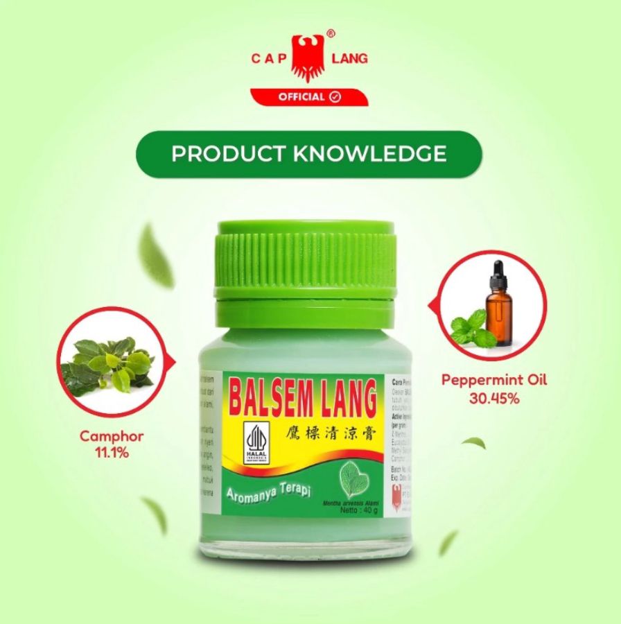 Cap Lang Balsam Aroma Terapi 20gram