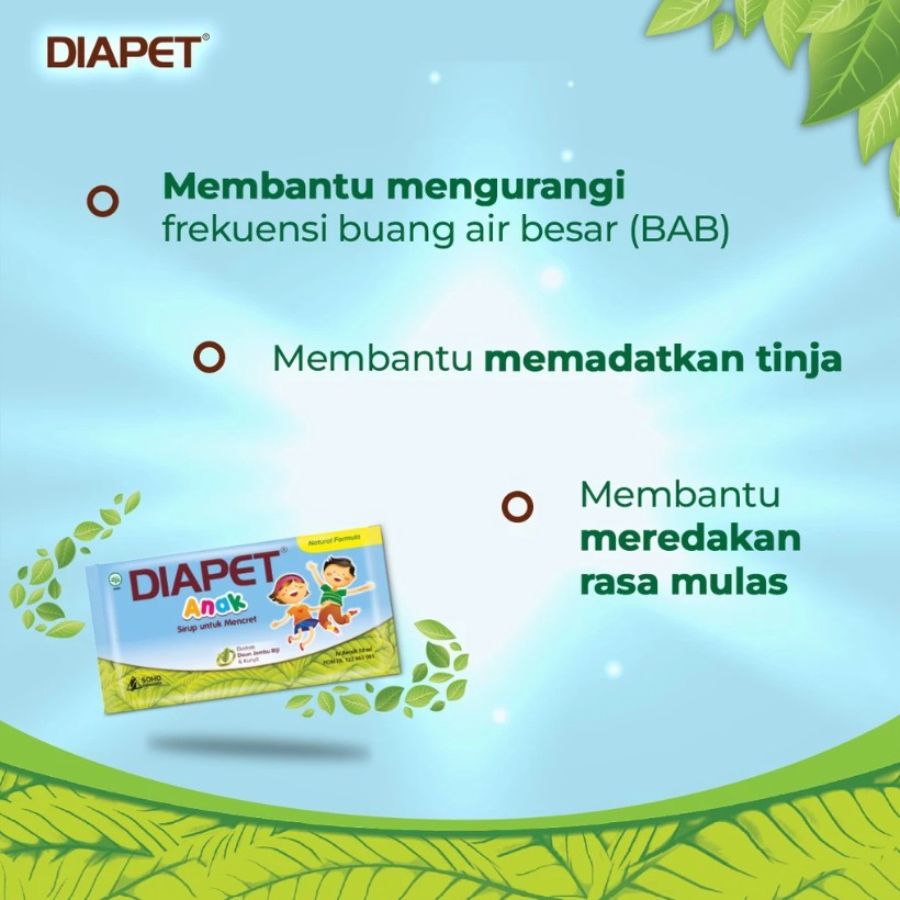 Diapet Anak Sirup Untuk Mencret 10ml