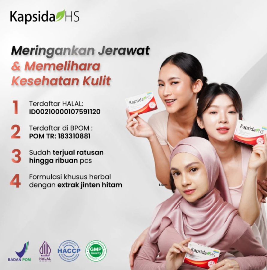 Kapsida HS Obat Gatal dan Jerawat 12kapsul