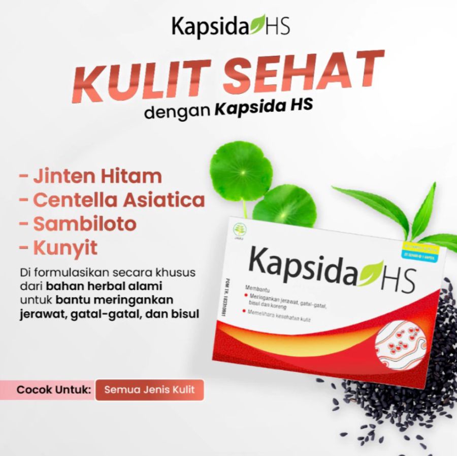 Kapsida HS Obat Gatal dan Jerawat 12kapsul