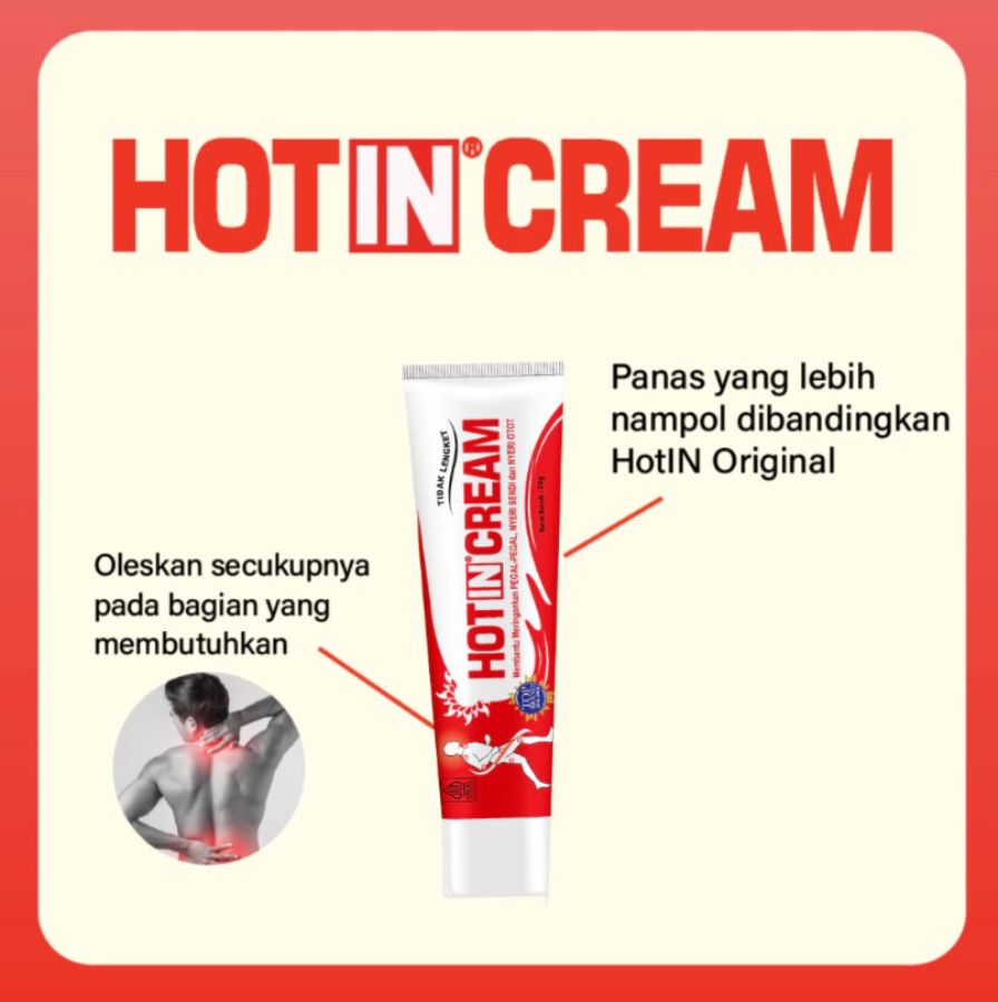 Hot In Cream Salep Nyeri Otot 120gram