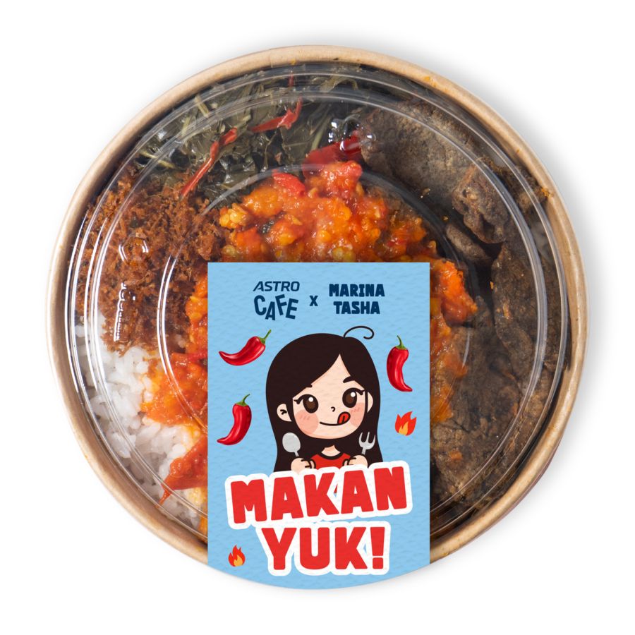 Sego Sambal Siram Paru Crispy x Marina Tasha 1pcs