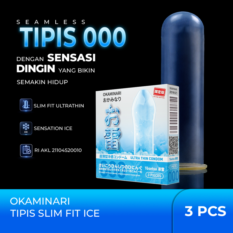 Okaminari 001 Tosetsu Ultra Thin Condom 3sachets