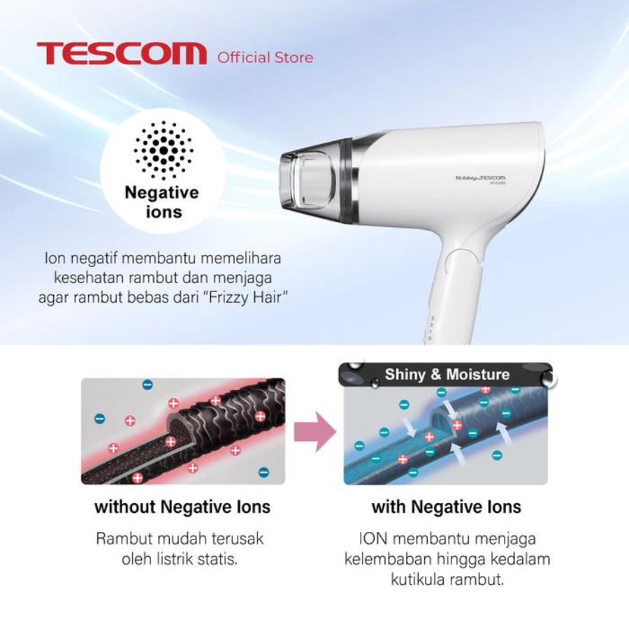 Tescom Ion Hair Dryer NTID292 1pcs