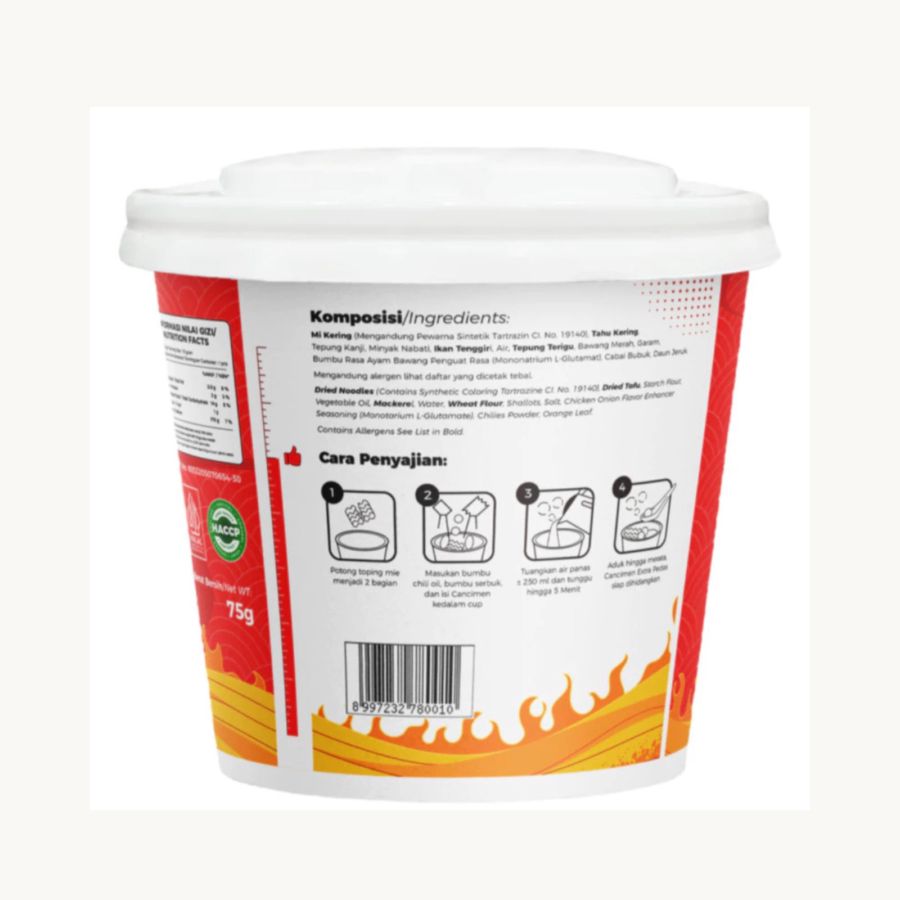 Cancimen Cuanki Ramen Extra Pedas 75gram