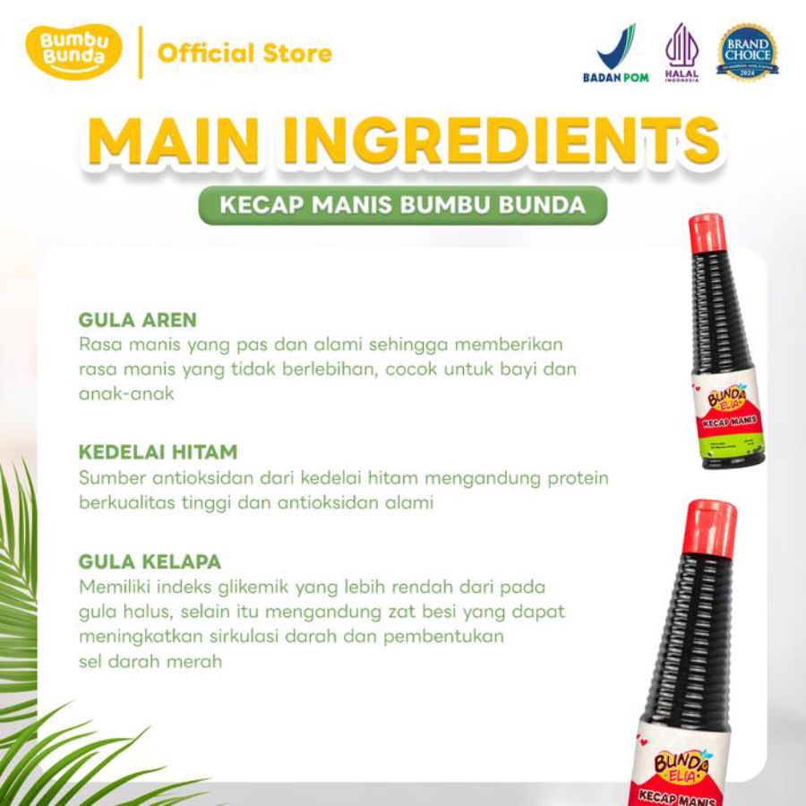 Bumbu Bunda Elia Kecap Manis MPASI 140ml