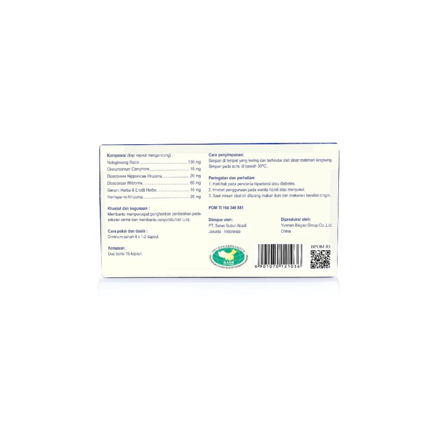 Yunnan Baiyao Obat Memar dan Pendarahan