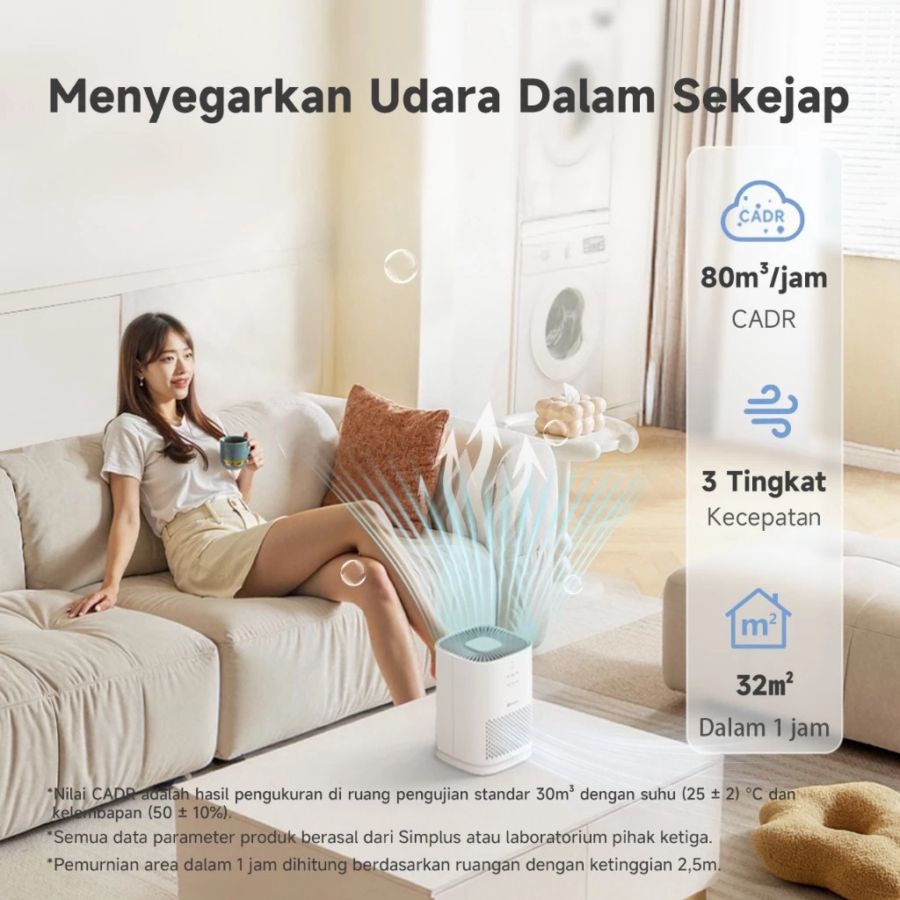 Simplus Air Purifier Mini HEPA H11 1pcs