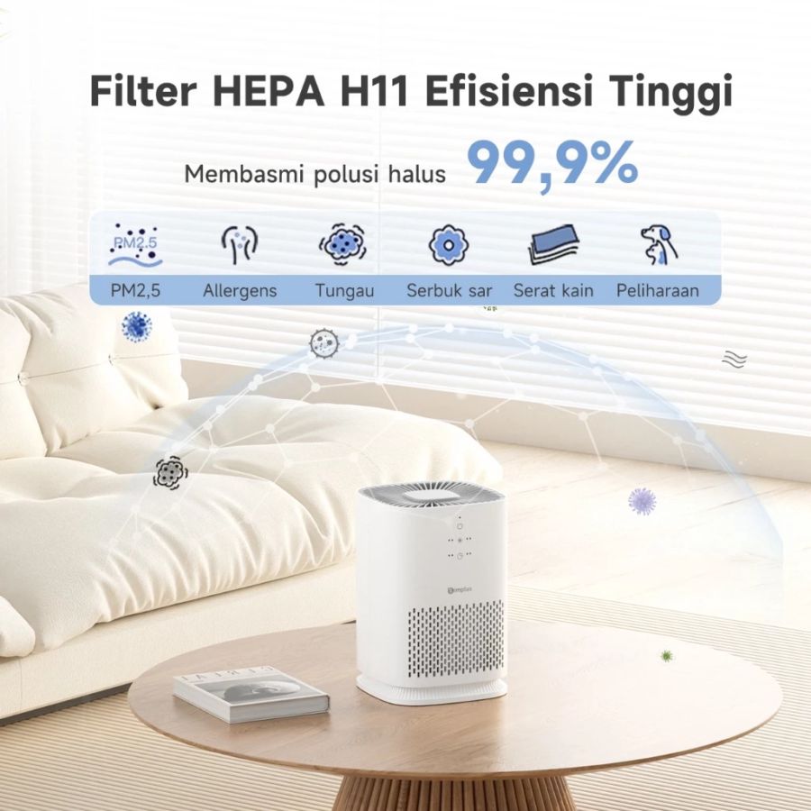 Simplus Air Purifier Mini HEPA H11 1pcs