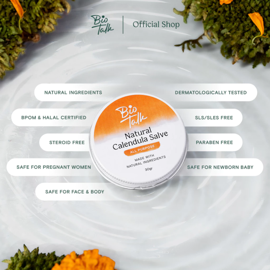Biotalk Natural Calendula Salve Krim Kulit 30gram