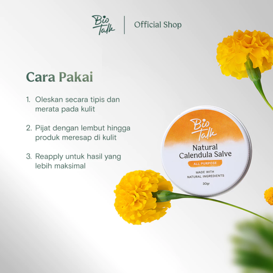 Biotalk Natural Calendula Salve Krim Kulit 30gram