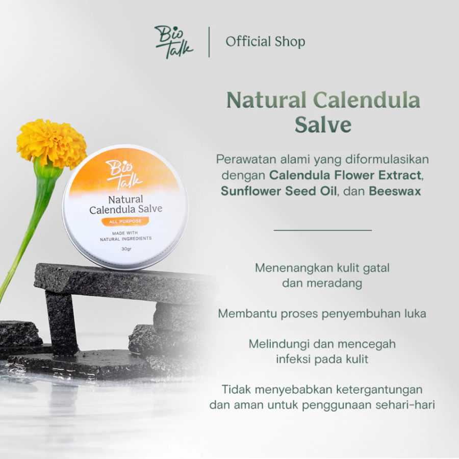 Biotalk Natural Calendula Salve Krim Kulit 30gram