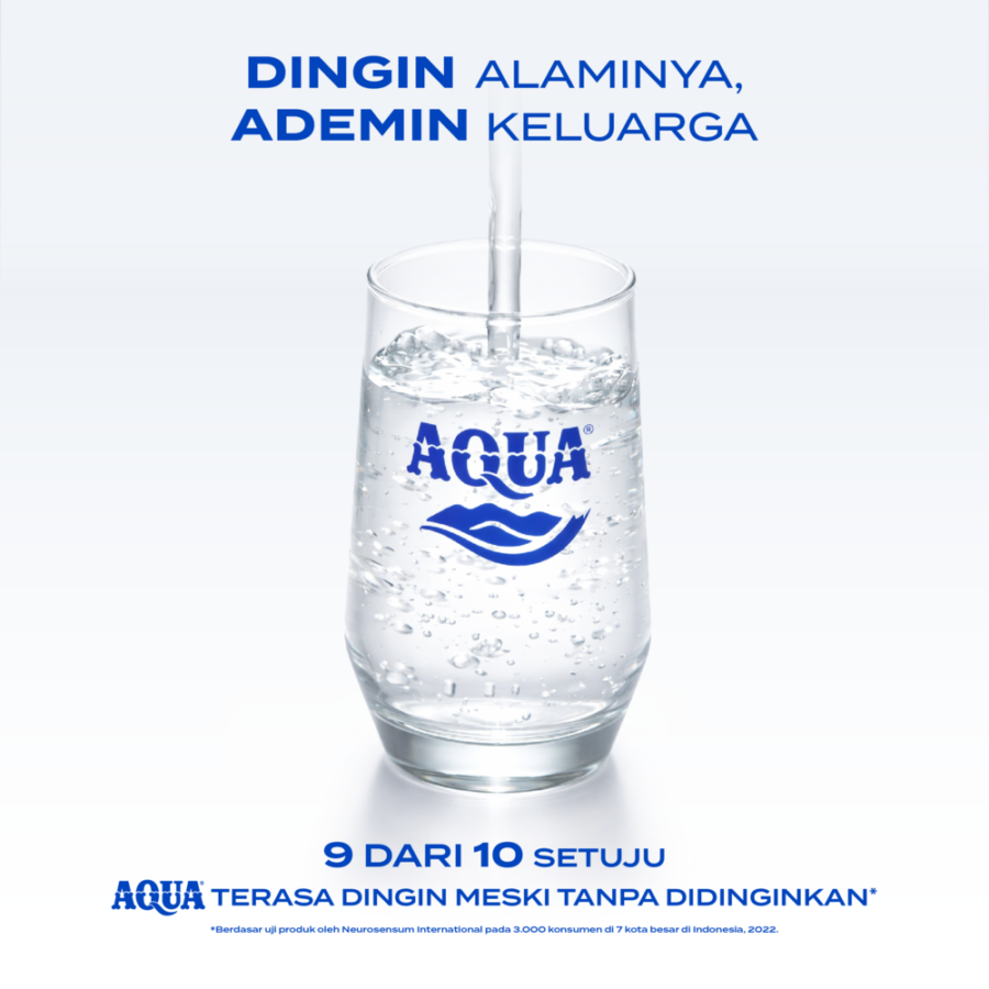 REFILL AQUA Mineral Water Galon 19liter