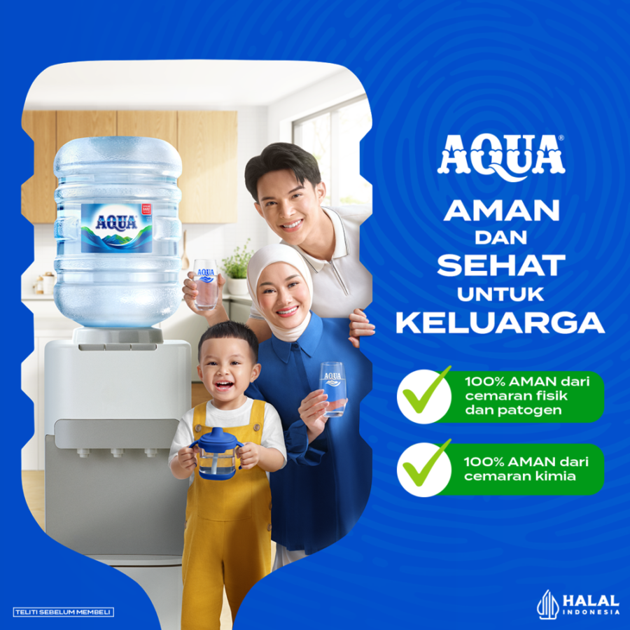 [Galon + Air] AQUA Mineral Water Galon 19liter
