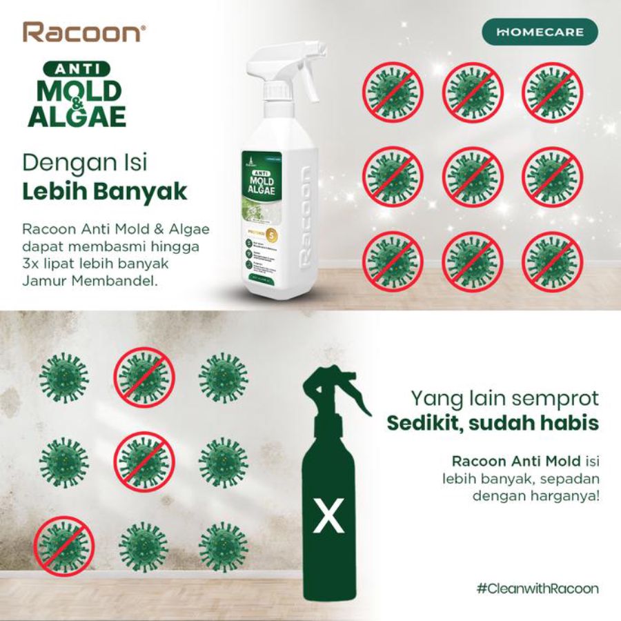 Racoon Spray Anti Jamur Instant Max 600ml