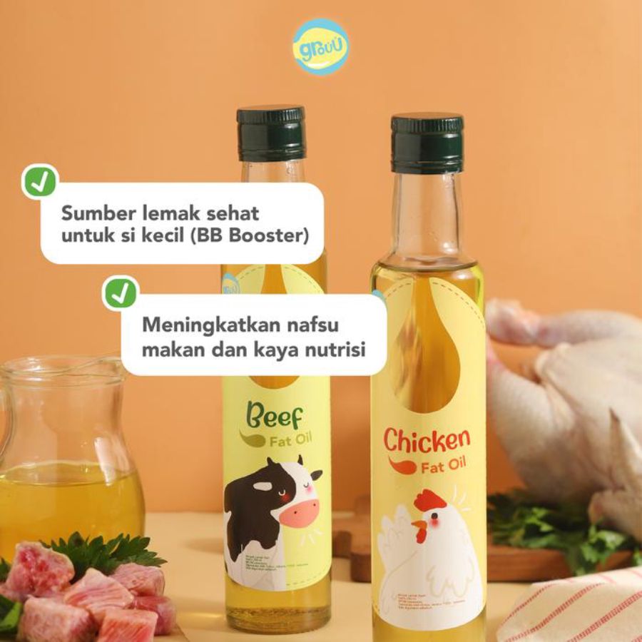 Grouu Chicken Fat Oil MPASI 145ml