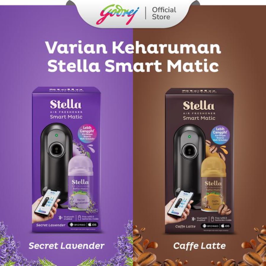 Stella Smart Matic Device Random Variant Pengharum Ruangan 1pcs