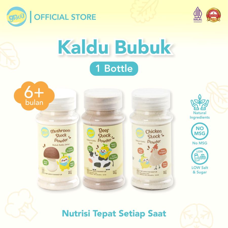 Grouu Mushroom Stock Powder MPASI 90ml