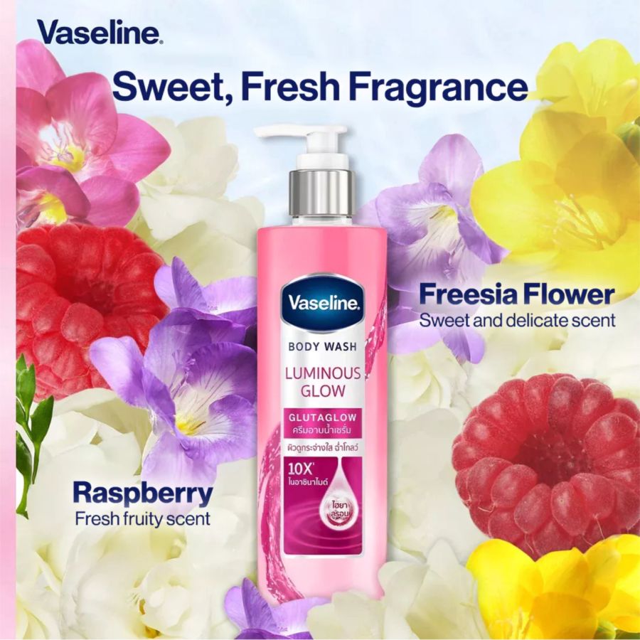 Vaseline GlutaGlow Luminous Glow Body Wash Pump Bottle 425ml
