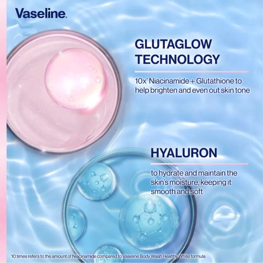 Vaseline GlutaGlow Luminous Glow Body Wash Pump Bottle 425ml