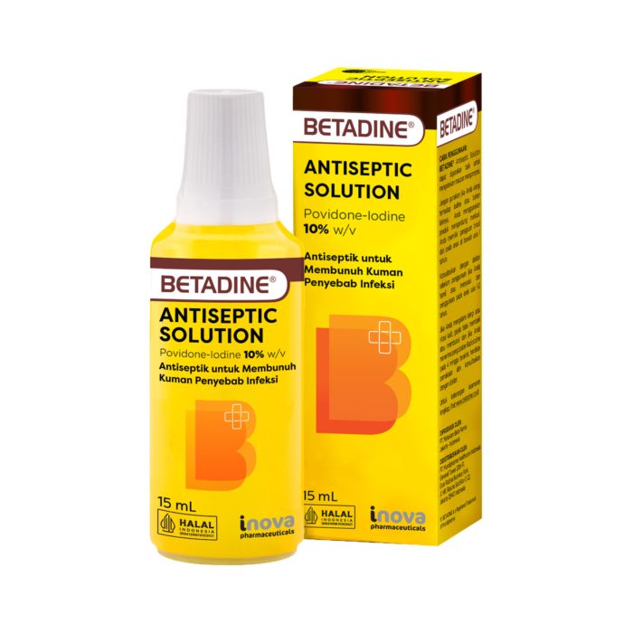 Betadine Antiseptic Solution Obat Luka