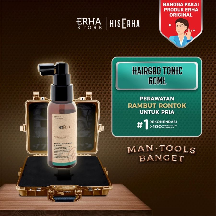 His Erha Hairgro Tonic Perawatan Rambut 60ml