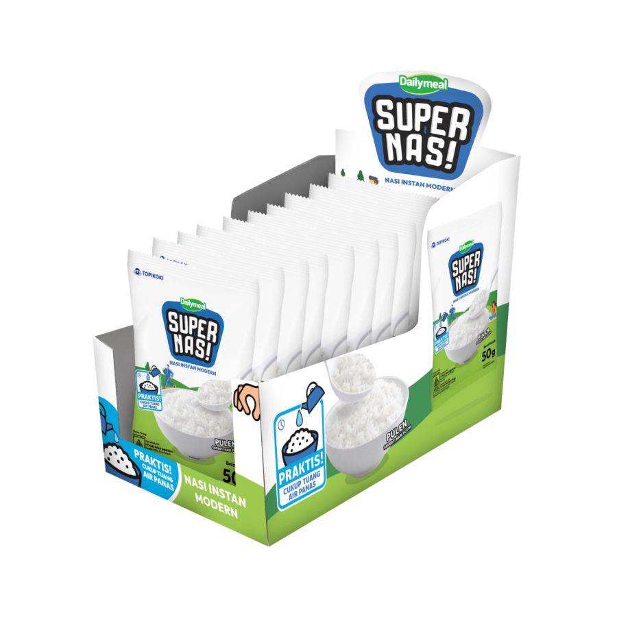 Dailymeal Supernasi Nasi Instan 10 pcs x 50 gram 500gram
