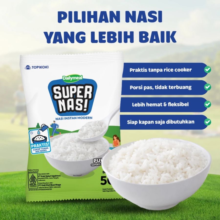 Dailymeal Supernasi Nasi Instan 10 pcs x 50 gram 500gram