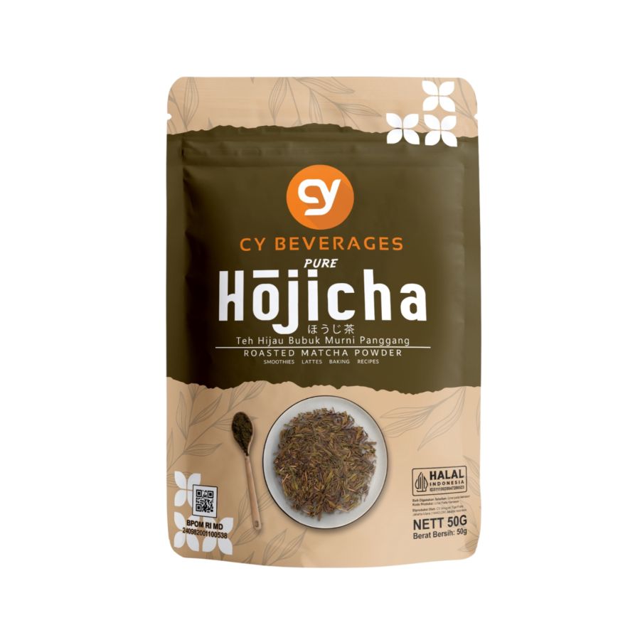 CY Pure Hojicha Roasted Matcha Powder 50gram