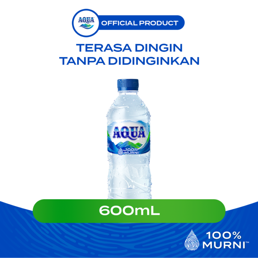 AQUA Air Mineral Botol 600ml