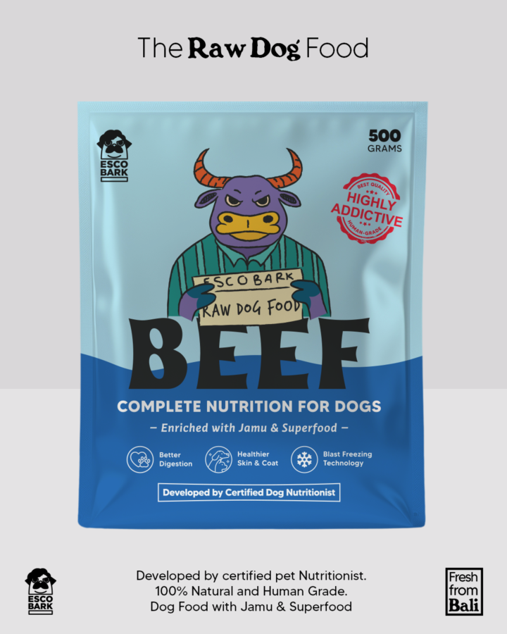 Escobark Makanan Basah Anjing Rasa Sapi 100gram
