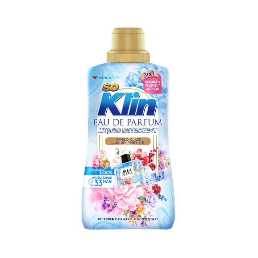 SoKlin Eau de Parfum Bleu Petale Deterjen Cair 700ml