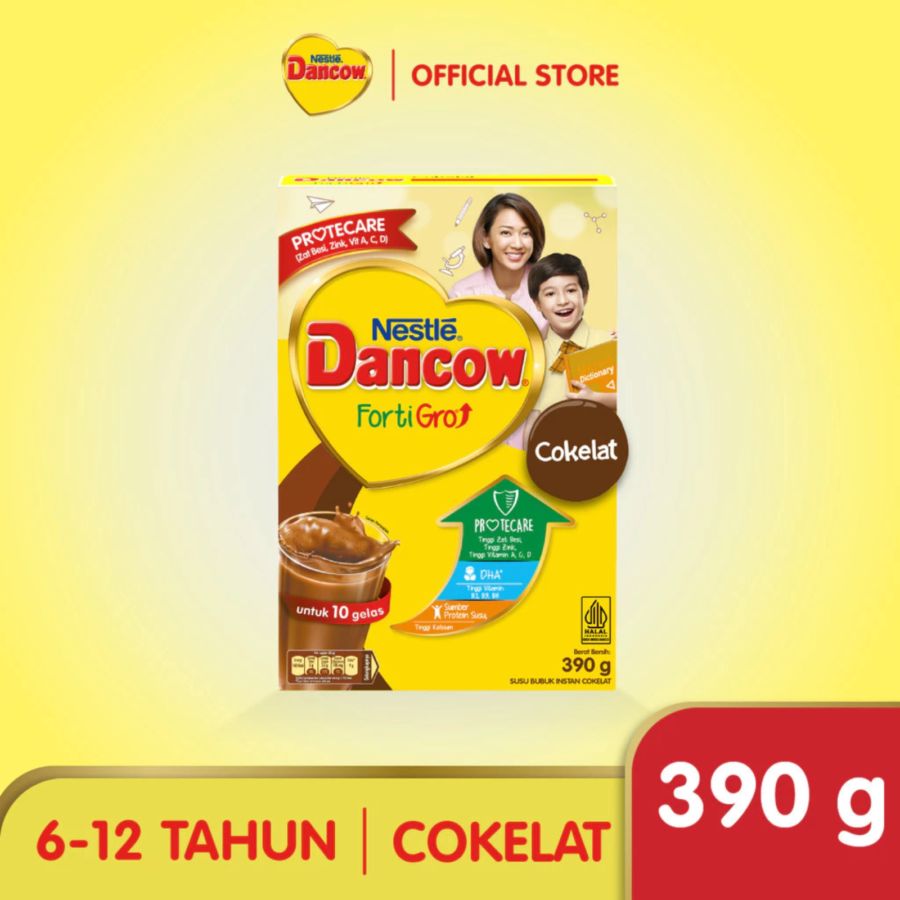 Dancow Forti Gro Protecare Coklat 400gram