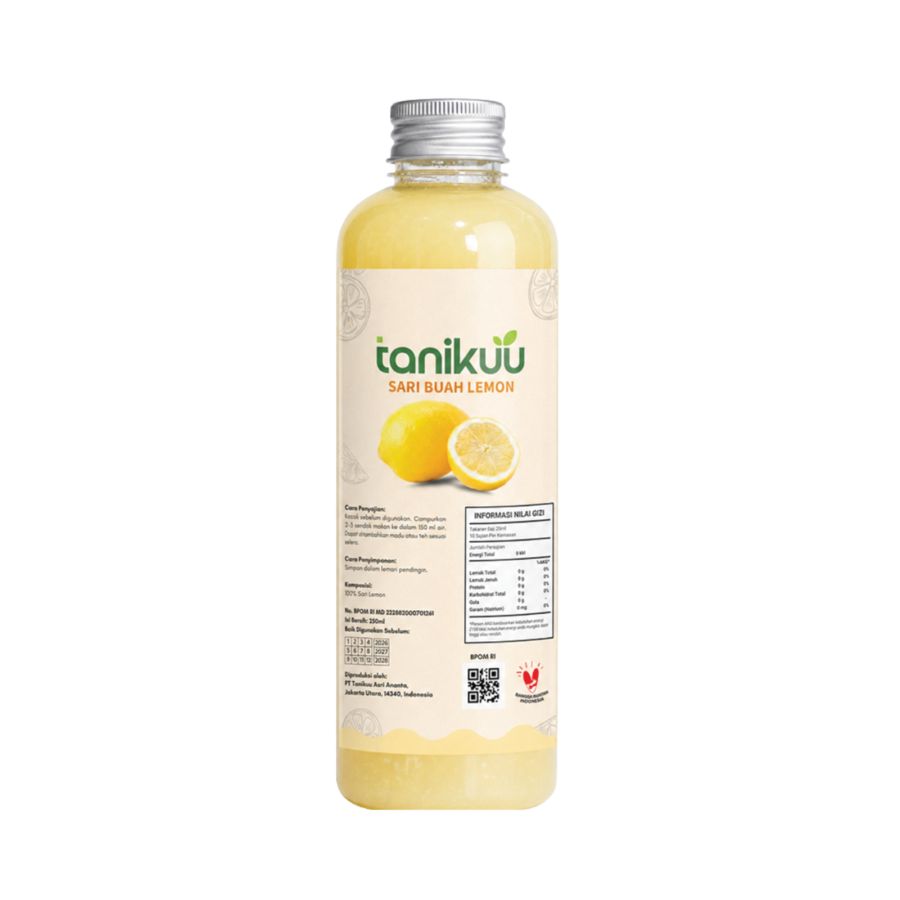 Tanikuu Pure Lemon Juice Alora 250ml